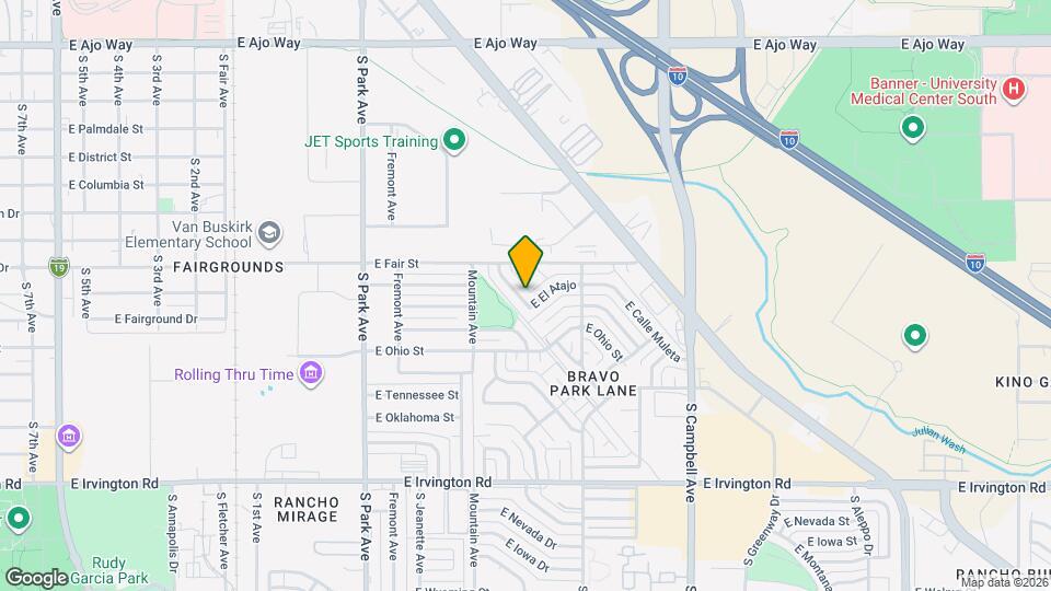 4539 S Camino Barrera Map and Location Details