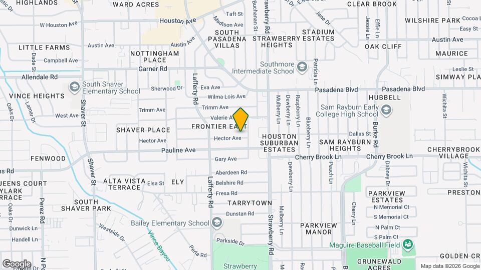 1213 Hector Ave Map and Location Details