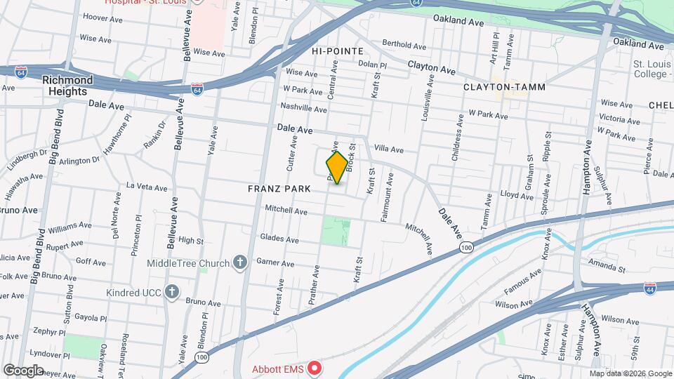 6749 Plateau Ave, Unit 1F Map and Location Details