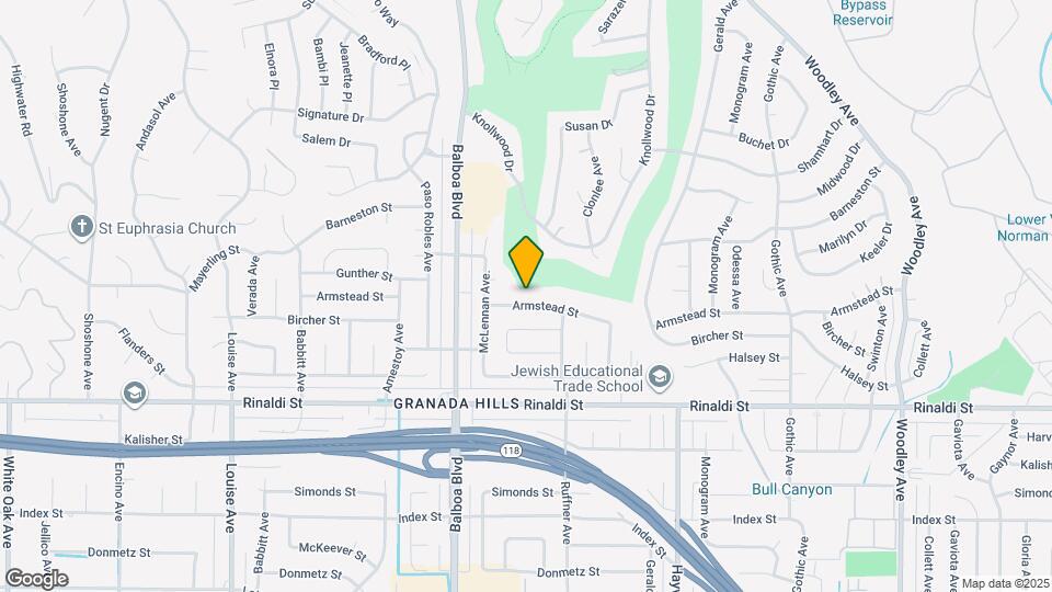 16845 Armstead St, Unit 1 Map and Location Details