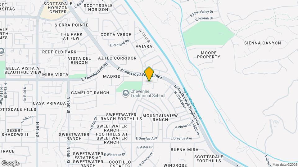 Aspendale Scottsdale 55+ Active Adult Community Map and Location Details