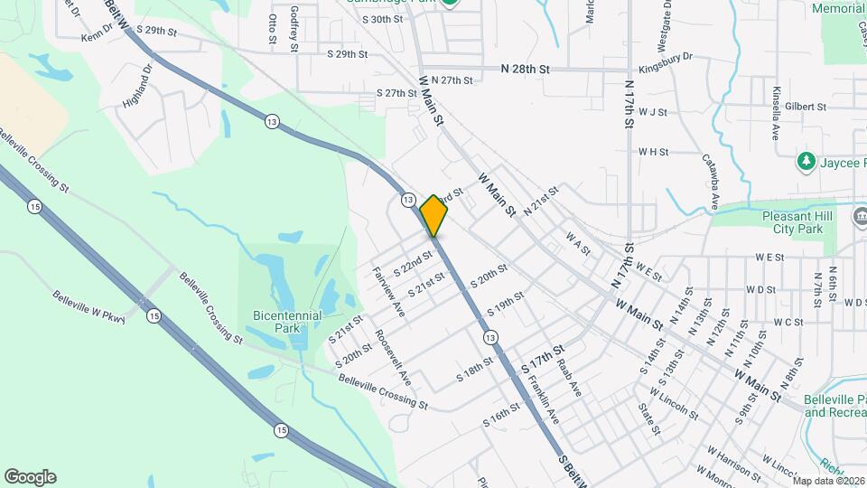 401 S 22nd St Mapa y Detalles de la Ubicación