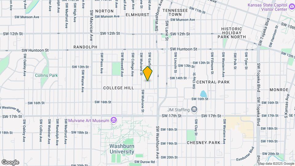 1351 SW Garfield Ave Map and Location Details