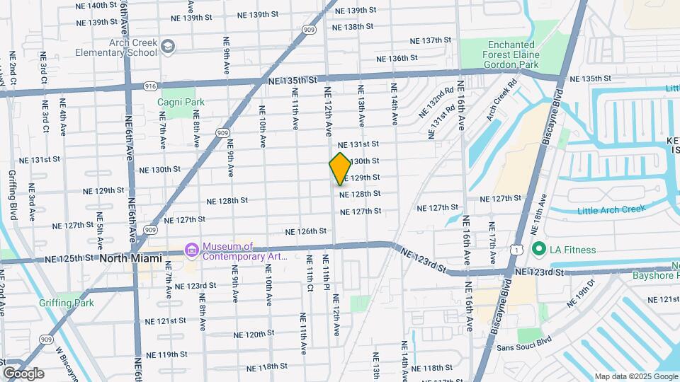 1215 NE 128th St Map and Location Details