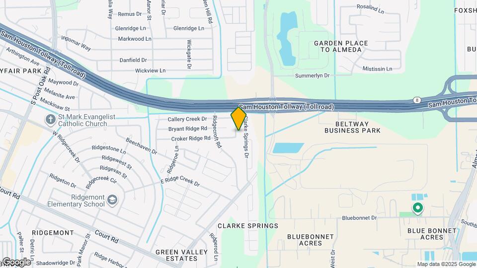 15743 Ridgegate Rd Map and Location Details