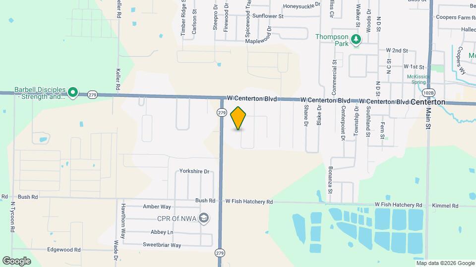 1222 Bradley St Map and Location Details