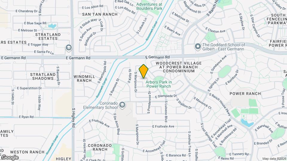 3670 E Warbler Rd Map and Location Details