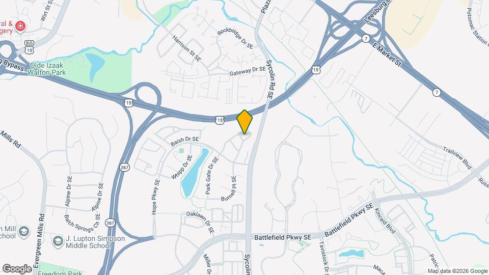 102 Cagney Terrace SE Map and Location Details