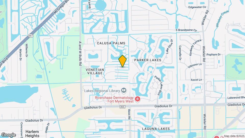 Sunset Lakes Townhomes Map and Location Details
