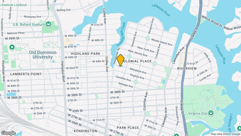 721 Maryland Ave Map and Location Details