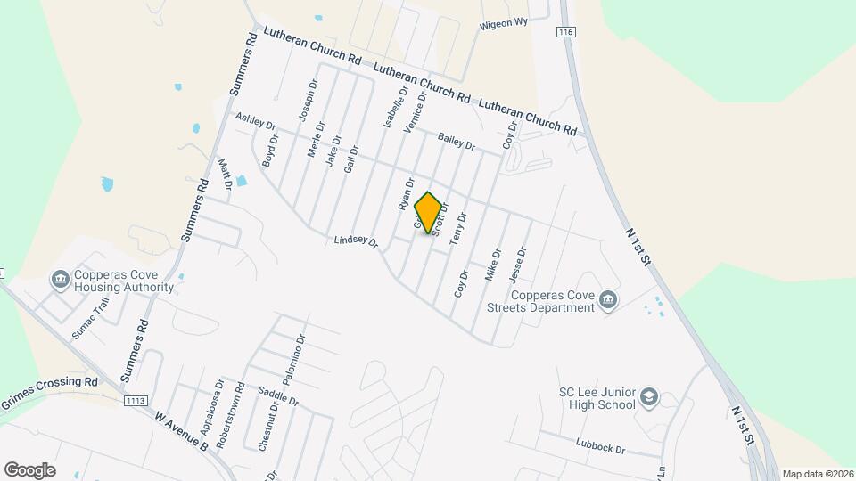 2103 Scott Dr Map and Location Details