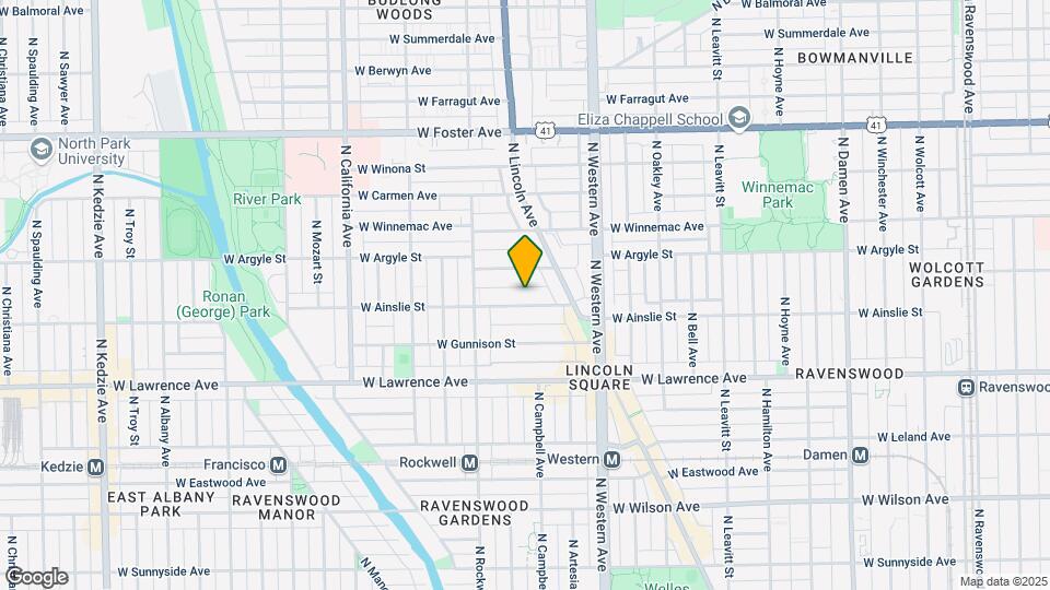 2510 W Ainslie St Map and Location Details
