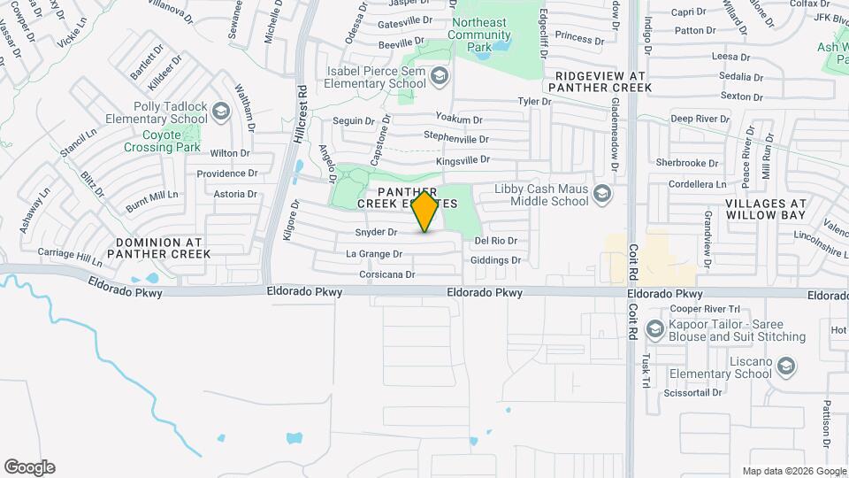 11589 Snyder Dr Map and Location Details