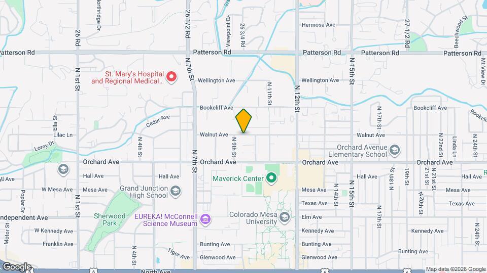 941 Walnut Ave Map and Location Details