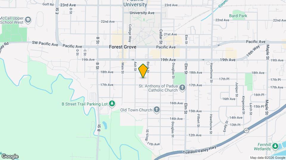 1718 Birch St Map and Location Details