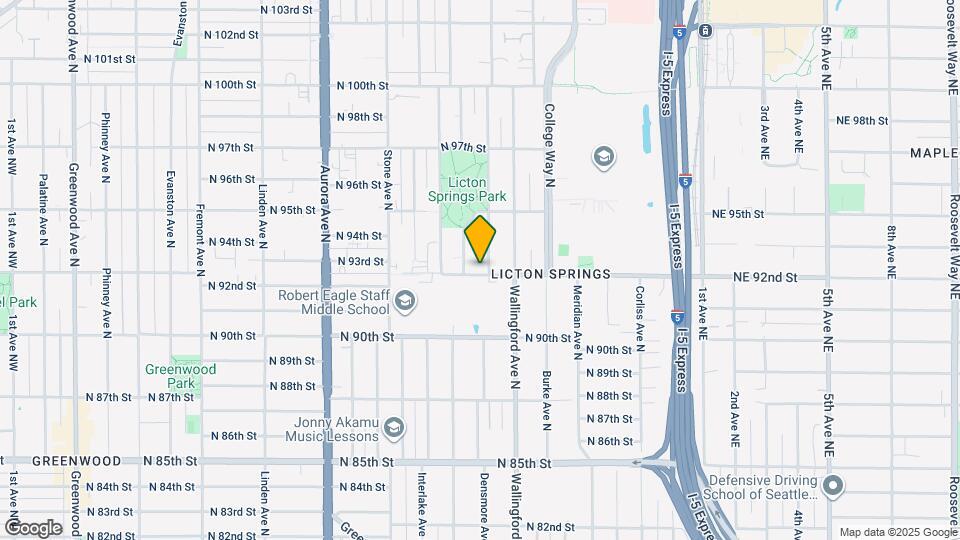 9203 Densmore Ave N Map and Location Details