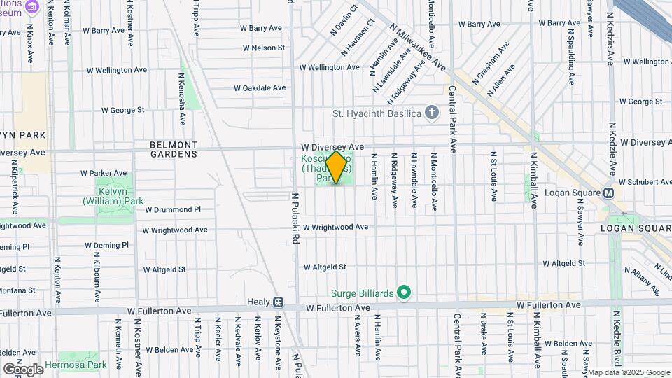 3853 W Schubert Ave Map and Location Details