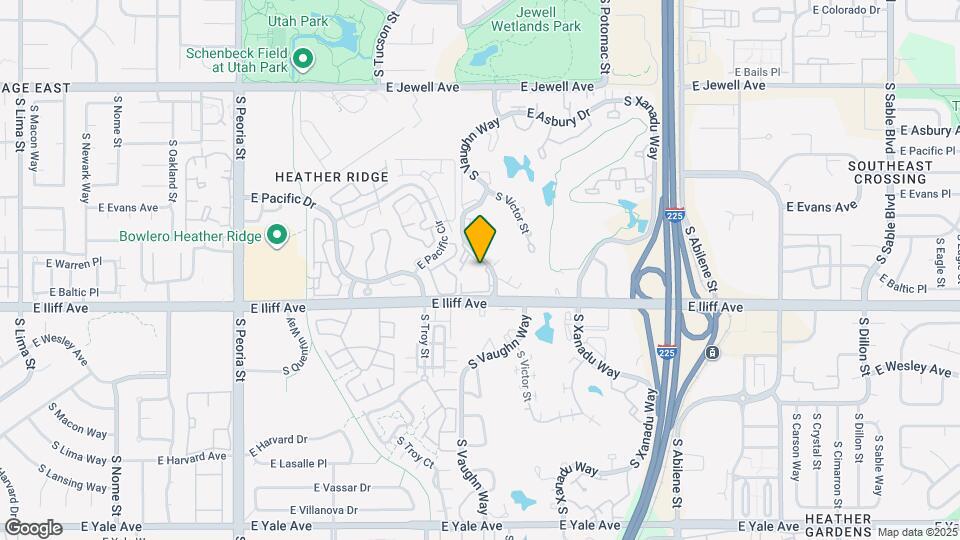 2231 S Vaughn Way Map and Location Details