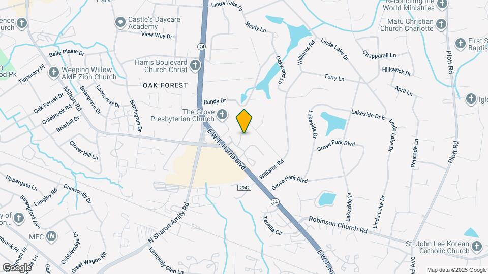 6131 Meadow Rose Ln Map and Location Details