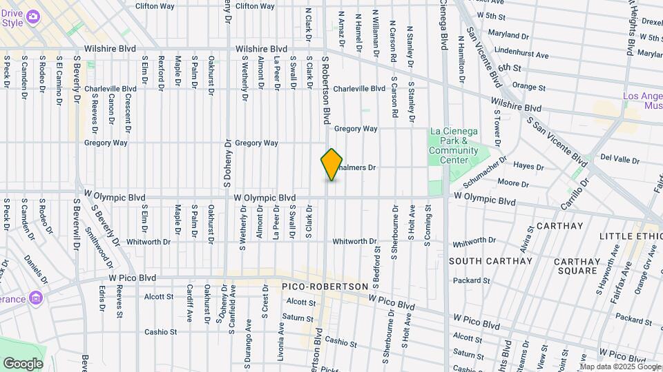 930 S Robertson Blvd Map and Location Details