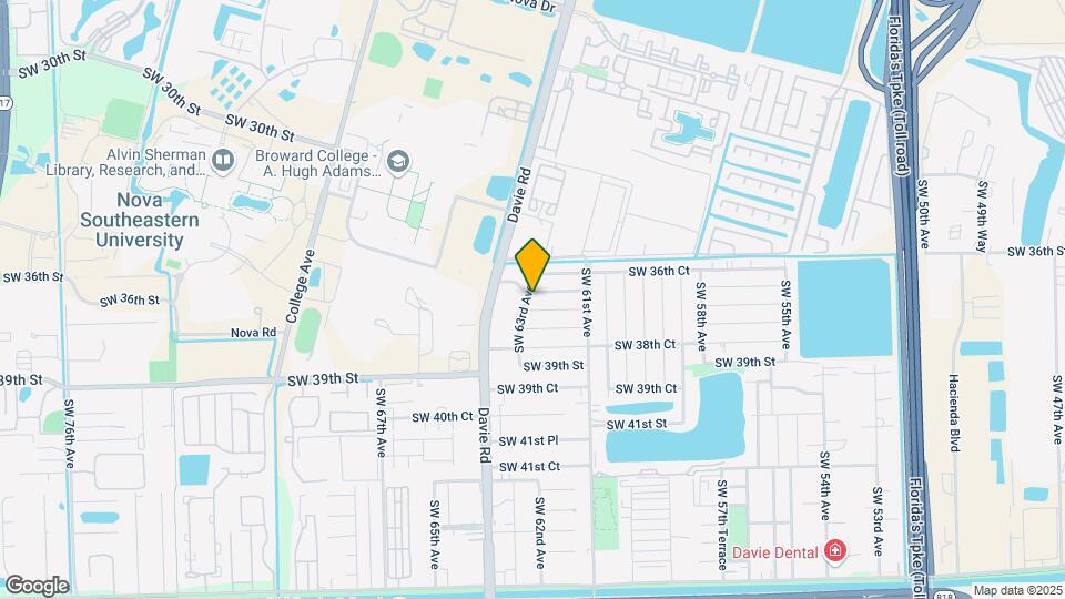 3750 SW 63rd Ave Map and Location Details