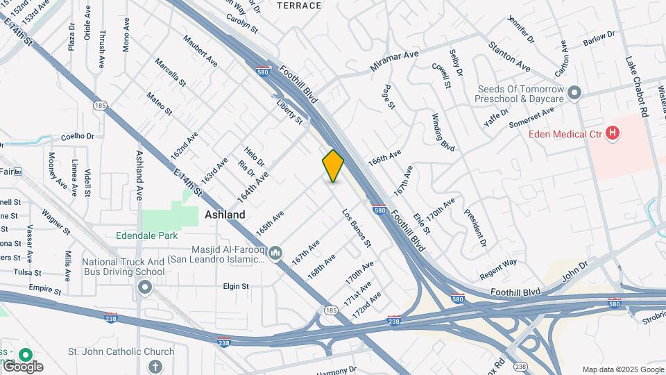 16550 Los Banos St Map and Location Details
