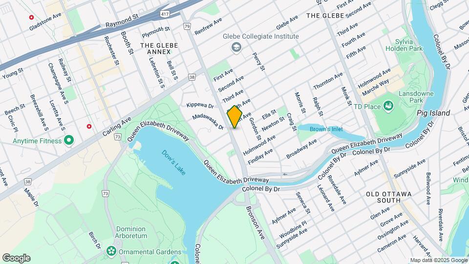 921 Bronson Av Map and Location Details
