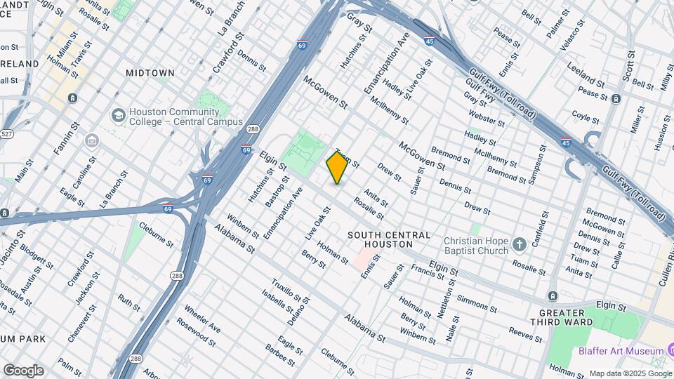 3036 Live Oak St Map and Location Details