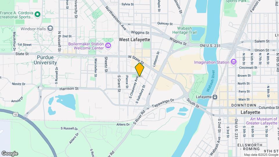 EVER West Lafayette Mapa y Detalles de la Ubicación