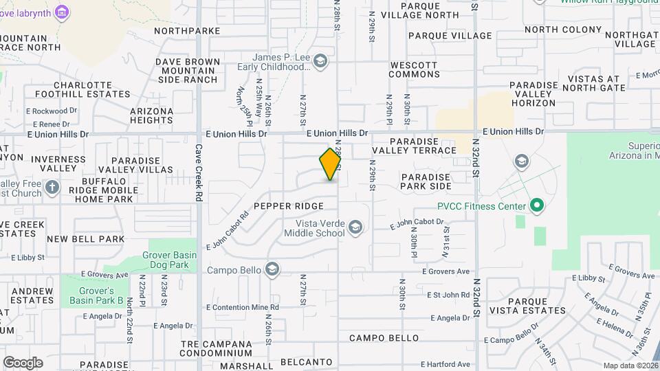 2749 E John Cabot Rd Map and Location Details