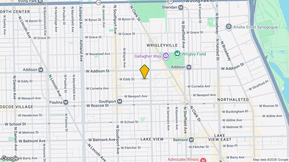 1221 W Eddy St, Unit 1 Mapa y Detalles de la Ubicación