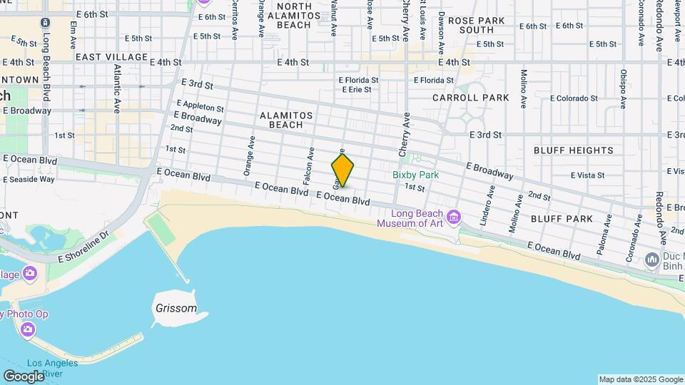 1711 E Ocean Blvd Mapa y Detalles de la Ubicación