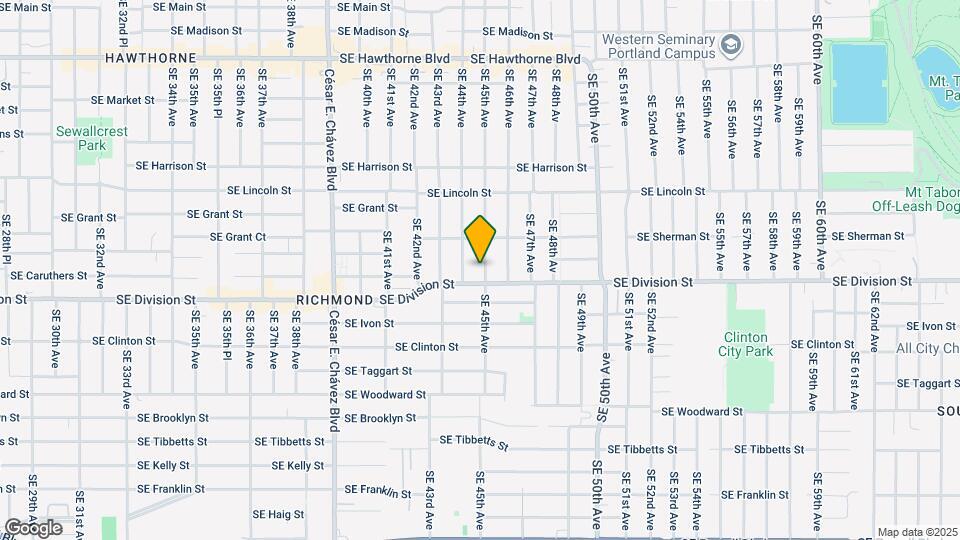 2363 SE 45th Ave Map and Location Details