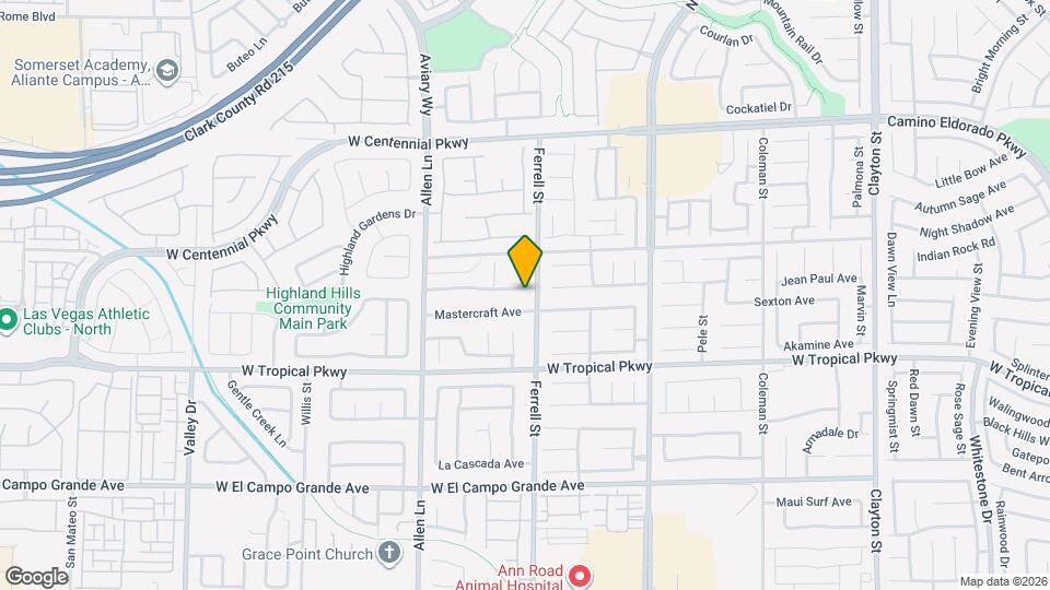 3309 Blueberry Climber Ave Map and Location Details