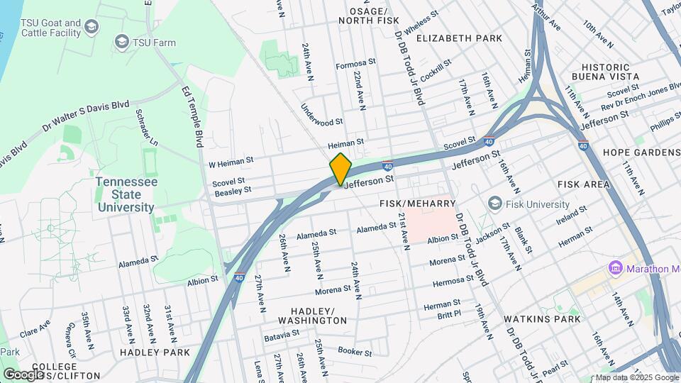 2403 Jefferson St Map and Location Details