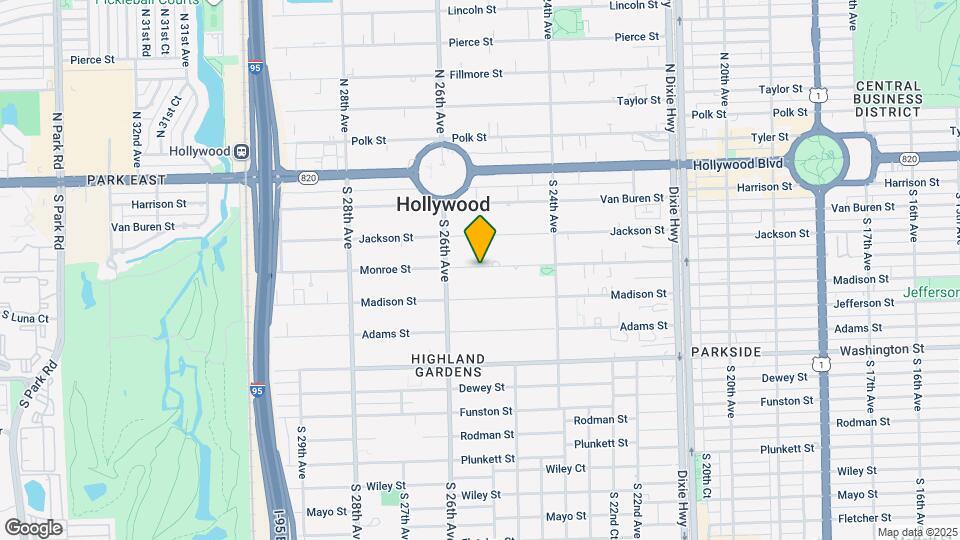 2542 Monroe St, Unit 1 Map and Location Details