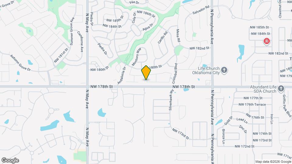 4116 NW 179th Terrace Map and Location Details