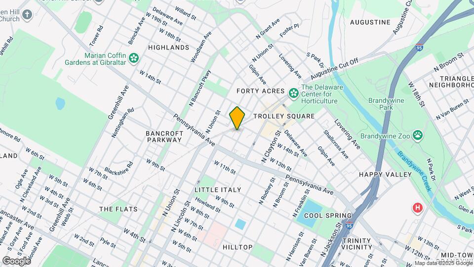 1313 N Scott St, Unit 2 Map and Location Details