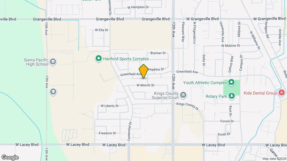 1923 W Humboldt Dr Map and Location Details