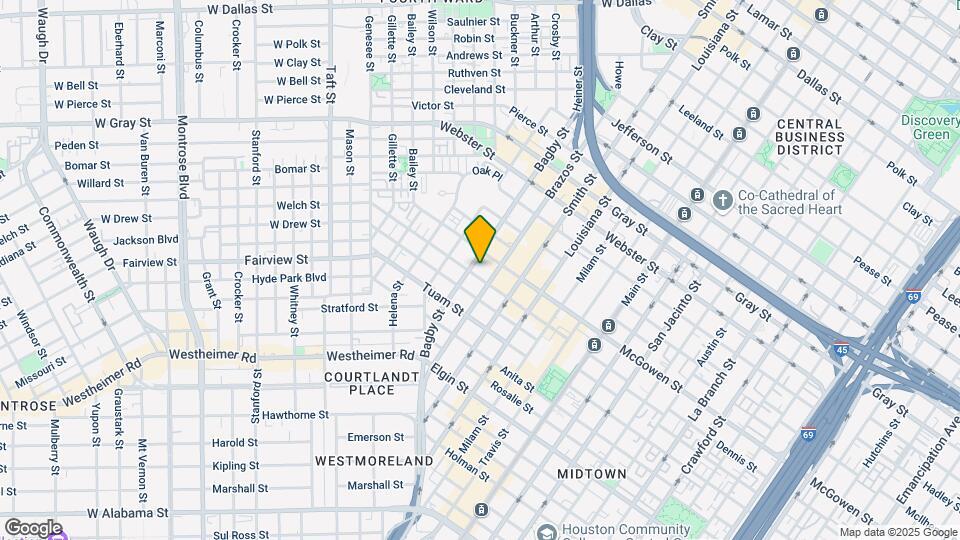 400 McGowen St Map and Location Details