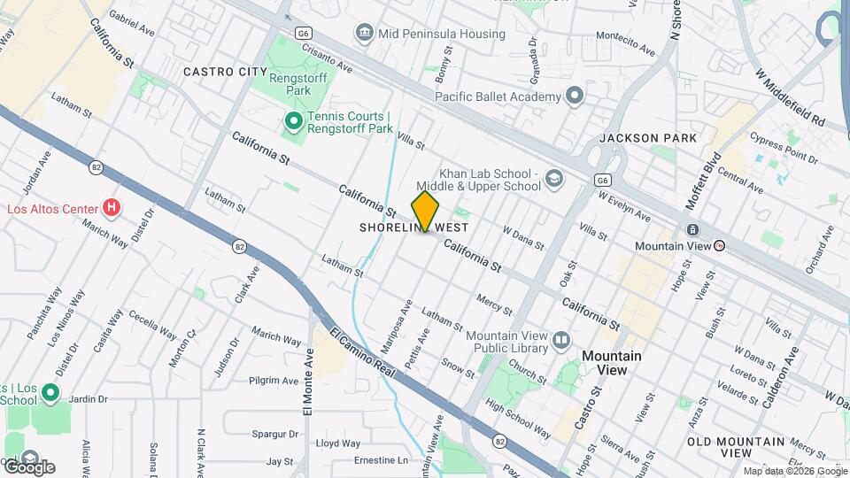 1615 California St Map and Location Details