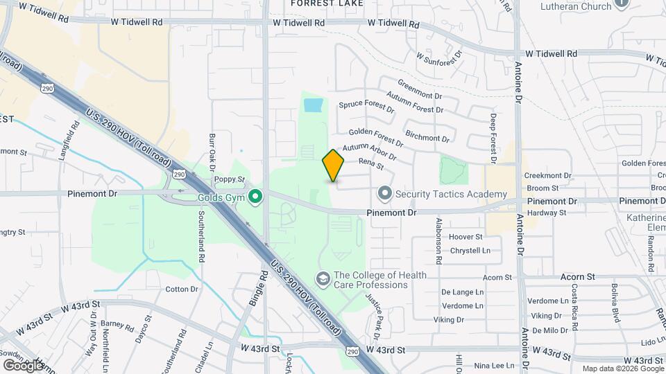 6318 Leaf Arbor Dr Map and Location Details