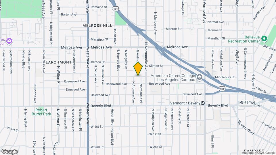 4462 W Maplewood Ave Mapa y Detalles de la Ubicación