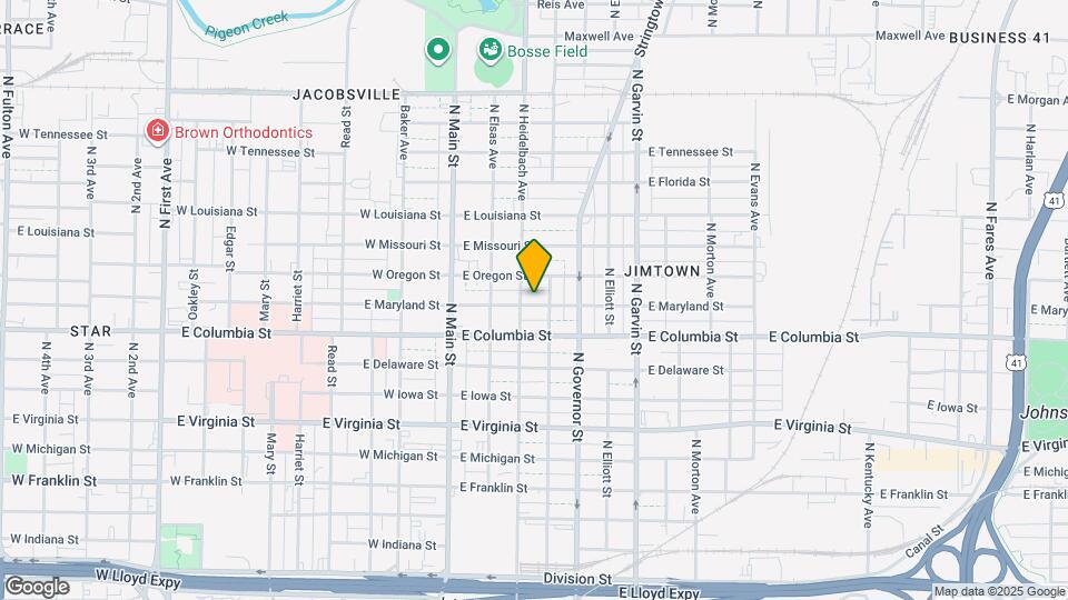 208 E Maryland St Map and Location Details