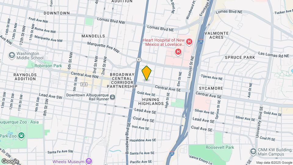 401 Central Ave NE Map and Location Details