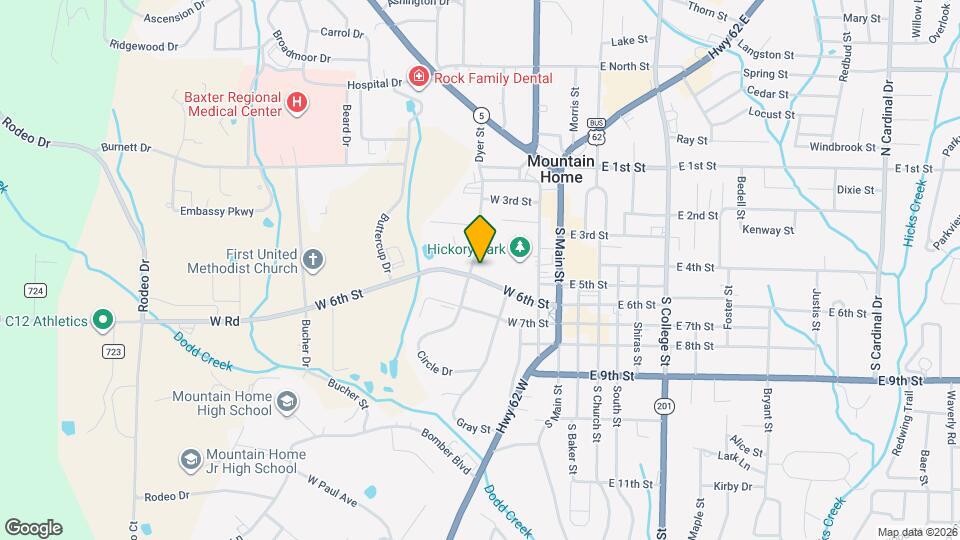 227 W 6th St Map and Location Details