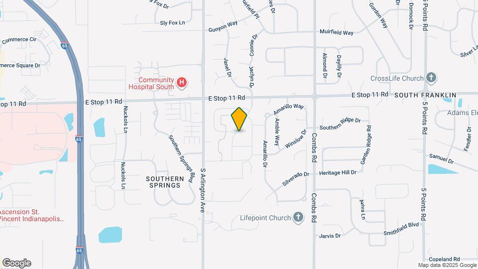 8105 Milender Blvd Map and Location Details