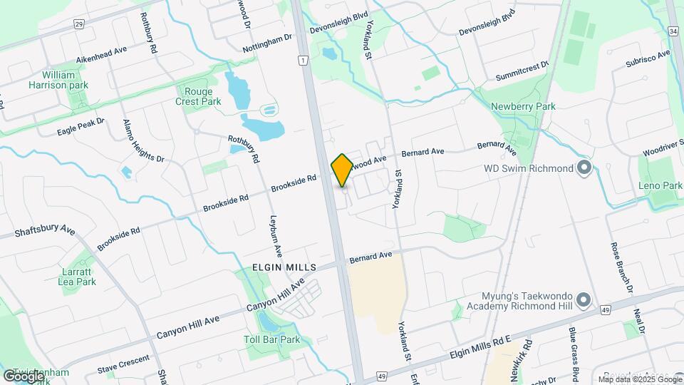 11121 Yonge St Map and Location Details