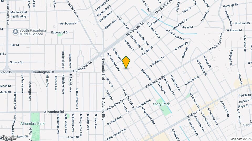903 N Monterey St Mapa y Detalles de la Ubicación