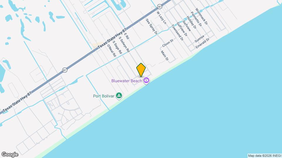 1121 Blue Water Dr Map and Location Details